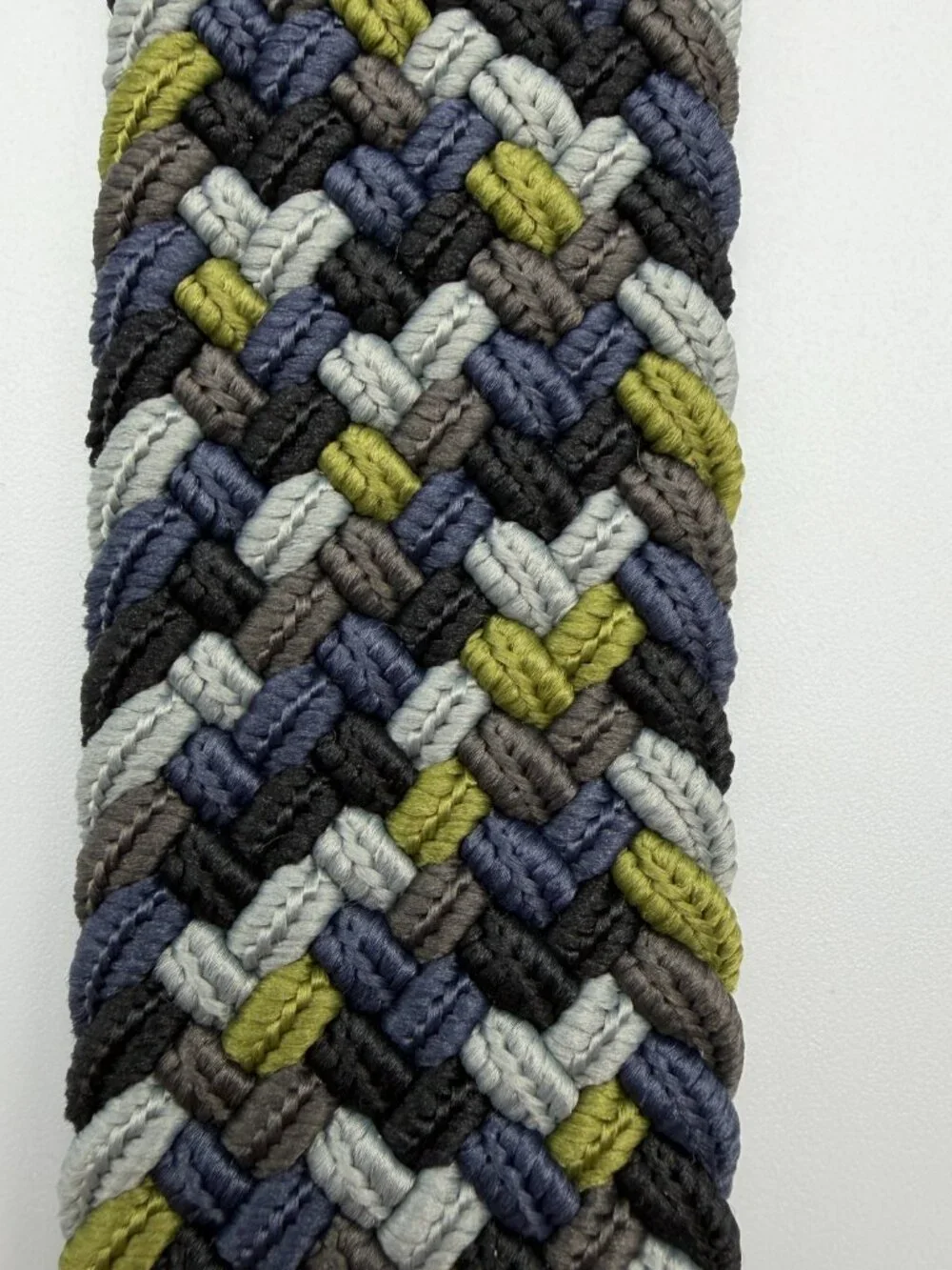 Robert Graham Braided Belt in Black, Navy, Olive, Gray